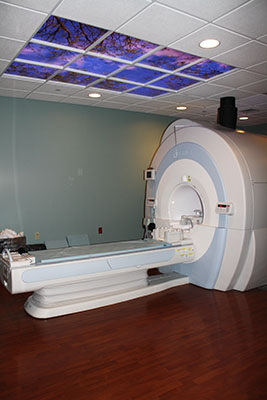 Picture of an MRI Scanner at The Radiology Department.